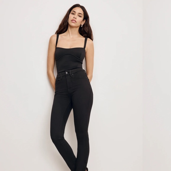 Good American Women's Black Jeans - Picture 1 of 8